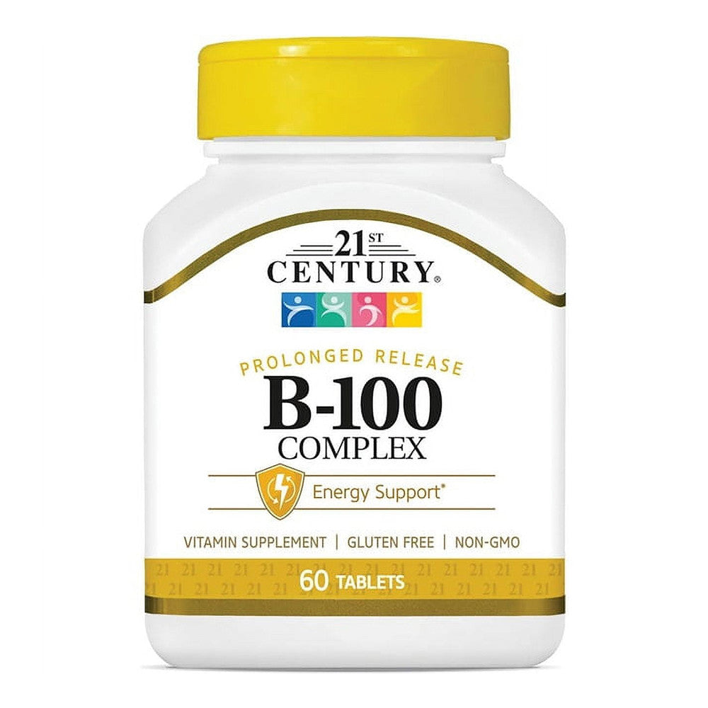 21St Century Vitamin B-100 Complex Prolonged Release Caplets, 60 Ea